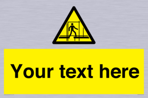 Custom Scaffold Incomplete Sign